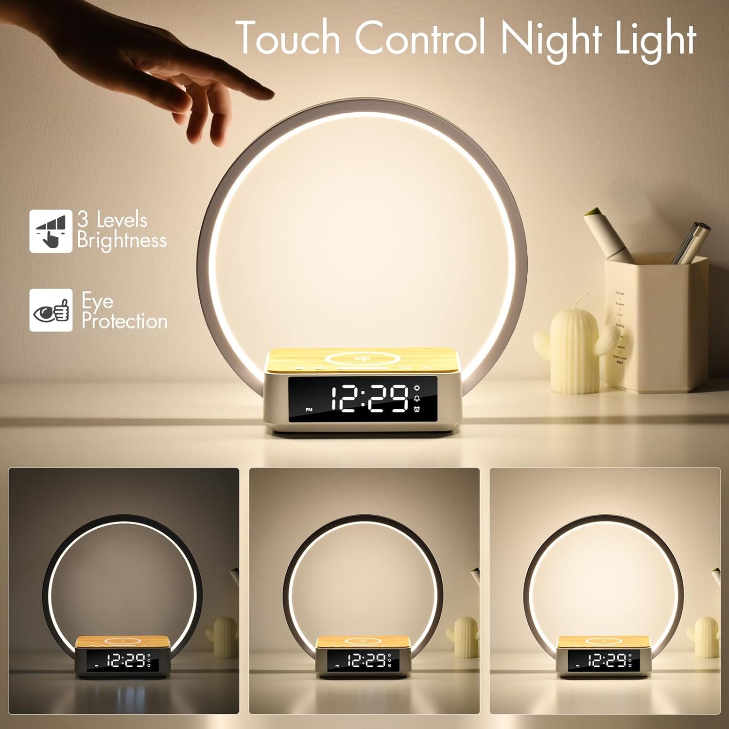 WILIT B17 Bedside Lamp with Wireless Charger and Alarm Review