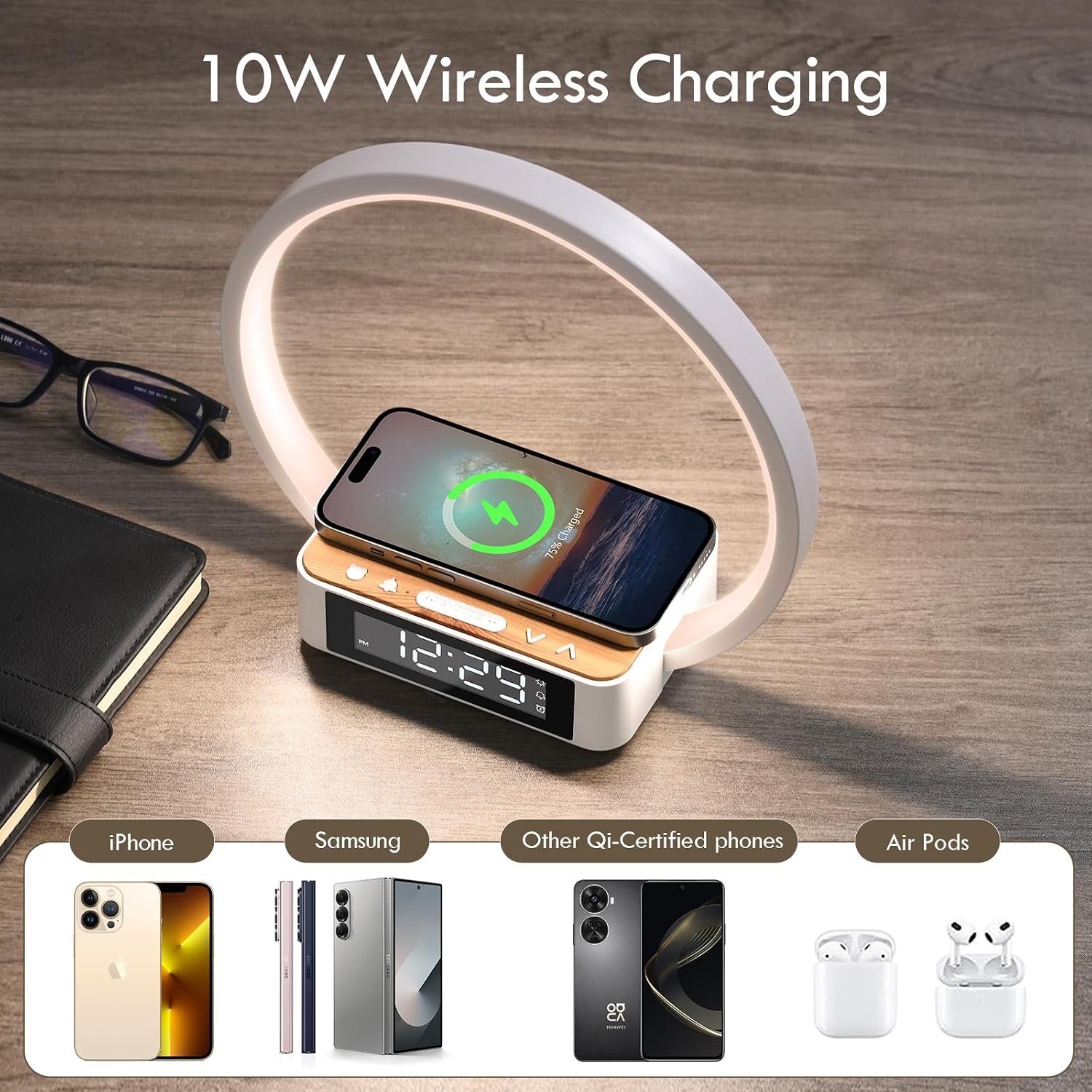 WILIT B17 Bedside Lamp with Wireless Charger and Alarm Review