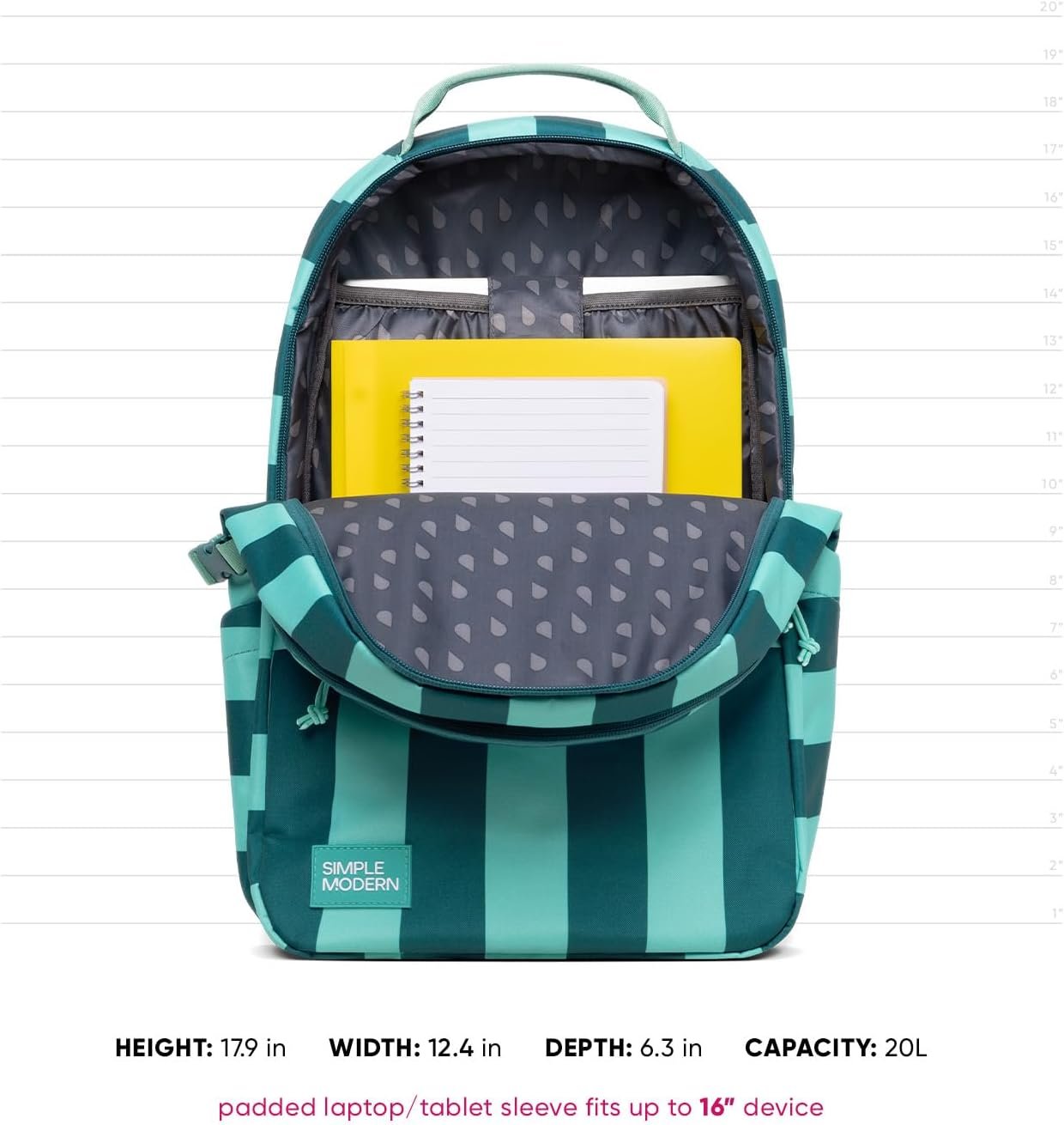 Simple Modern Ellis Backpack Review: 20L Hopscotch Checkmate Kids School Bag