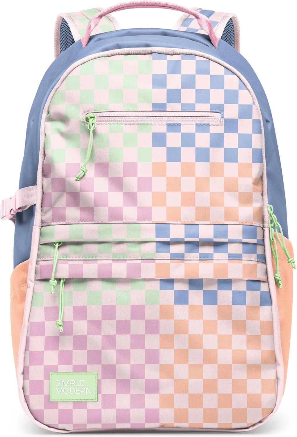 Simple Modern Ellis 20L kids school backpack Hopscotch Checkmate checkered pattern